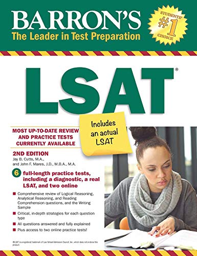 Barron's LSAT book cover
