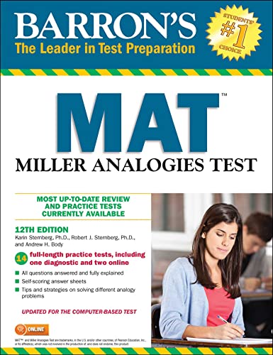 MAT: Miller Analogies Test book cover