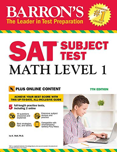SAT Subject Test: Math Level 1 with Online Tests book cover