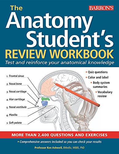 Anatomy Student's Review Workbook: Test and reinforce your anatomical knowledge book cover