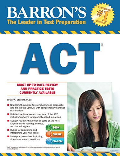 Barron's ACT book cover