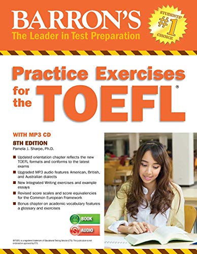 Practice Exercises for the TOEFL with MP3 CD book cover