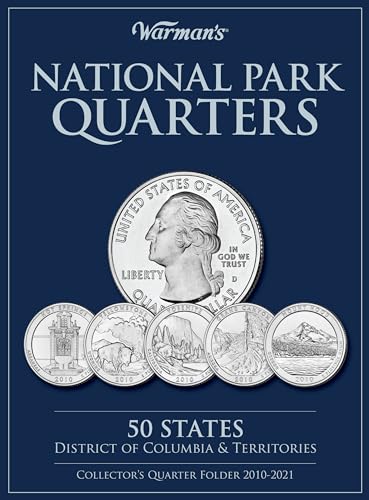 National Park Quarters Collector's Quarter Folder 2010-2021: 50 States, District of Columbia & Territories book cover