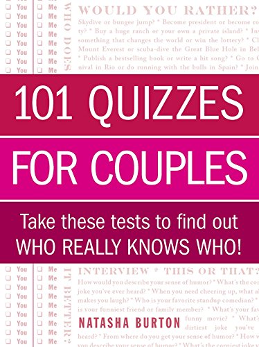 101 Quizzes for Couples: Take These Tests to Find Out Who Really Knows Who! book cover
