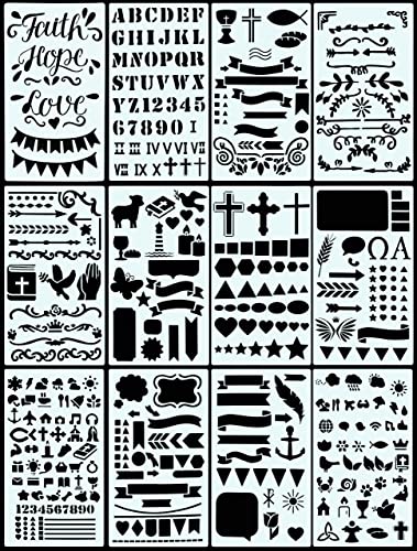 Essentials Faith Stencil Set (350 Designs) book cover
