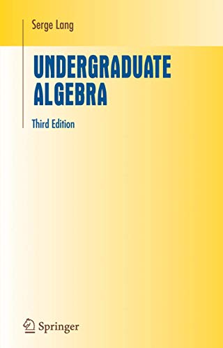 Undergraduate Algebra book cover
