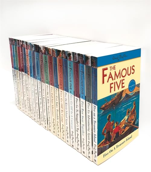 Enid Blyton Famous Five Series, 21 Books Box Collection Pack Set (Famous Five Series) book cover