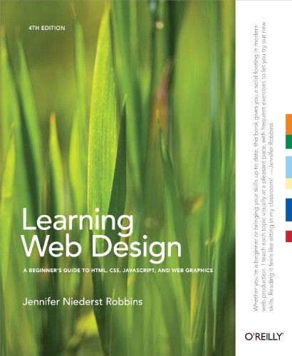 Learning Web Design: A Beginner's Guide to Html, Css, Javascript, and Web Graphics book cover
