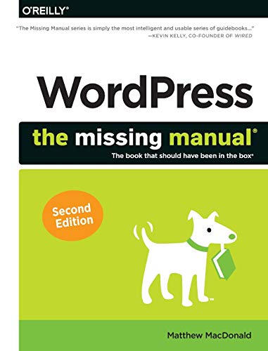 WordPress: The Missing Manual (Missing Manuals) book cover