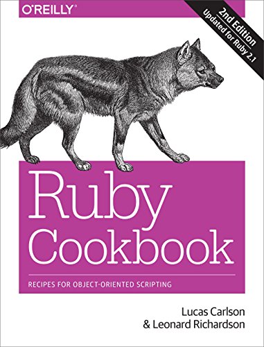 Ruby Cookbook: Recipes for Object-Oriented Scripting book cover