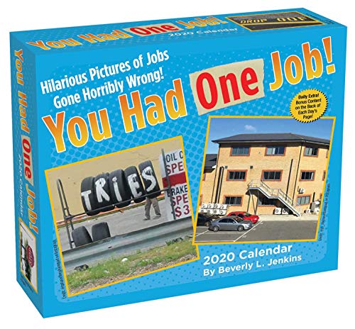 You Had One Job 2020 Day-to-Day Calendar book cover