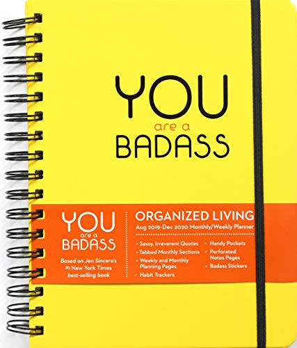 You Are a Badass 17-Month 2019-2020 Monthly/Weekly Planning Calendar book cover