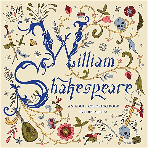 William Shakespeare: An Adult Coloring Book book cover