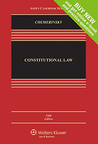 Read Constitutional Law (Aspen Casebooks)