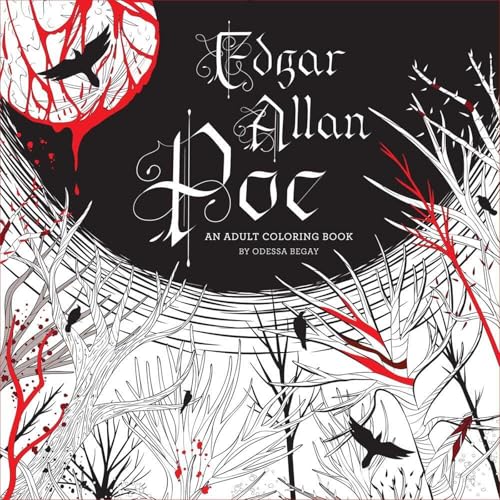 Edgar Allan Poe: An Adult Coloring Book book cover