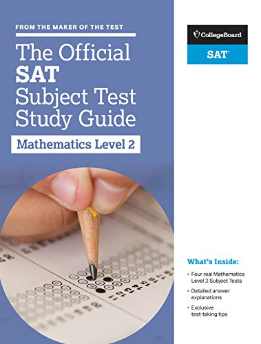 The Official SAT Subject Test in Mathematics Level 2 Study Guide book cover