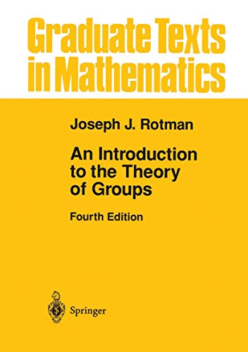 An Introduction to the Theory of Groups book cover