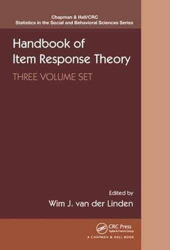Handbook of Item Response Theory (3-volume series)