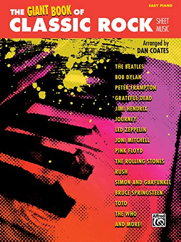 The Giant Book of Classic Rock Sheet Music: Easy Piano book cover