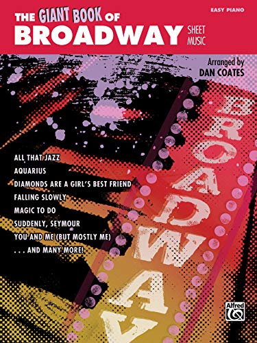 The Giant Book of Broadway Sheet Music: Easy Piano book cover