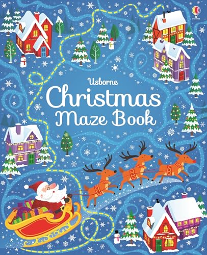 CHRISTMAS MAZE BOOK book cover