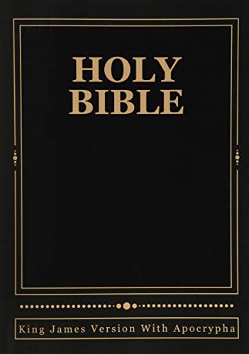 Holy Bible: King James Version With Apocrypha book cover