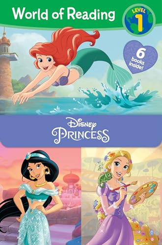 World of Reading Disney Princess Level 1 Boxed Set book cover