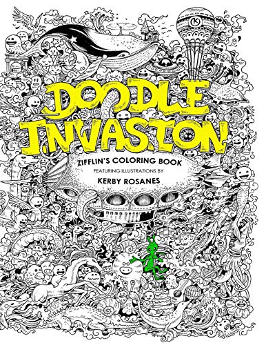 Doodle Invasion: Zifflin's Coloring Book book cover