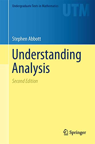 Understanding Analysis book cover