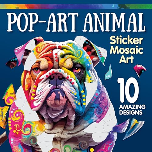 Pop Art Animals Sticker Mosaic