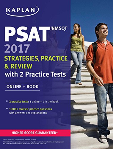 PSAT/NMSQT 2017 Strategies, Practice Review with 2 Practice Tests: Online + Book book cover