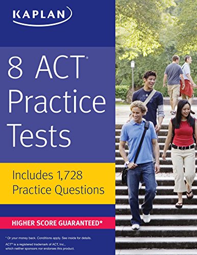 8 Practice Tests for the ACT: Includes 1,728 Practice Questions book cover