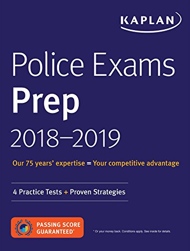 Police Exams Prep 2018-2019: 4 Practice Tests + Proven Strategies book cover