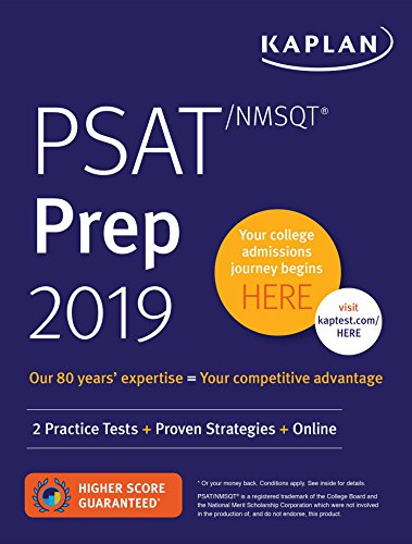 PSAT/NMSQT Prep 2019: 2 Practice Tests + Proven Strategies + Online book cover
