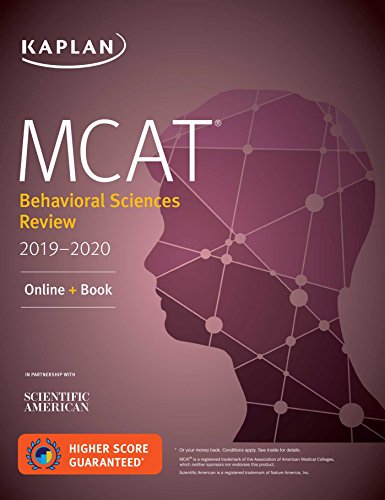 MCAT Behavioral Sciences Review 2019-2020: Online + Book book cover