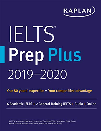 IELTS Prep Plus 2019-2020: 8 Practice Tests + Proven Strategies + Online + Audio book cover