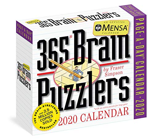 Mensa 365 Brain Puzzlers Page-A-Day Calendar 2020 book cover