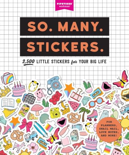 So. Many. Stickers.: 2,500 Little Stickers for Your Big Life book cover