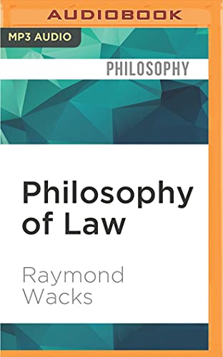 Philosophy of Law: A Very Short Introduction book cover