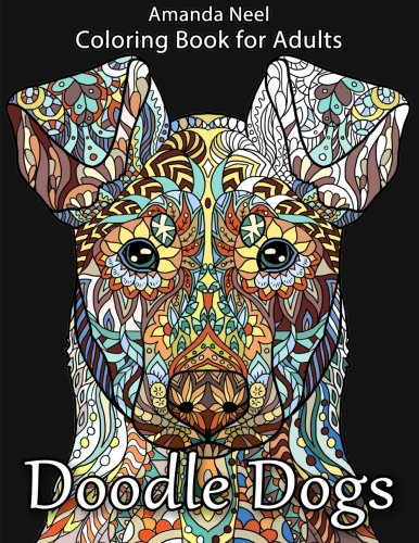 Doodle Dogs Coloring Book for Adults book cover