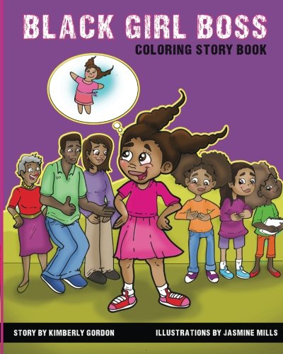 Black Girl Boss: Coloring Story Book book cover