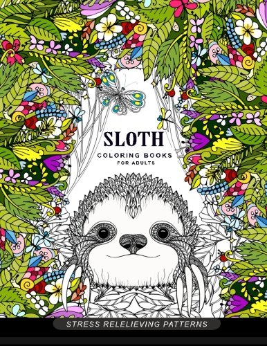 Sloth coloring book for adults: (Animal Coloring Books for Adults) book cover