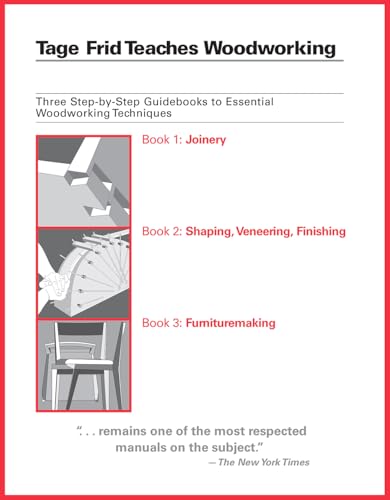 Tage Frid Teaches Woodworking Set: Three Step-By-Step Guidebooks to Essential Woodworking Techniques book cover