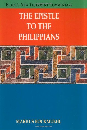 Read Epistle to the Philippians (BLACK'S NEW TESTAMENT COMMENTARY)