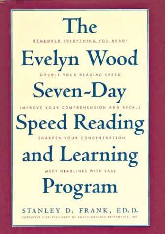 The Evelyn Wood Seven-Day Speed Reading and Learning Program book cover