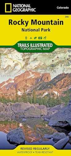 MAP: Rocky Mountain National Park: Colorado, USA Outdoor Recreation Map book cover