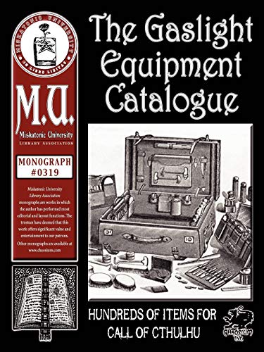 Gaslight Equipment Catalogue (Call of Cthulhu RPG) book cover