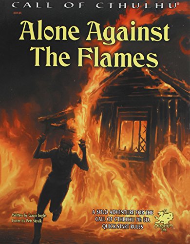 Alone Against the Flames (Call of Cthulhu RPG) book cover