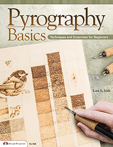 Pyrography Basics: Techniques and Exercises for Beginners book cover