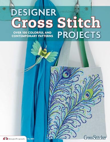 Designer Cross Stitch Projects: Over 100 Colorful and Contemporary Patterns book cover